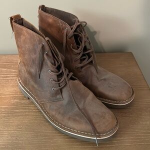 Clark lace up boots